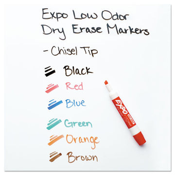 EXPO® Low-odor Dry Erase Marker And Organizer Kit, Broad Chisel Tip, Assorted Colors, 6-set freeshipping - TVN Wholesale